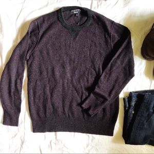 Banana Republic : dark purple wool sweater